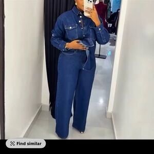 Stylish Denim Jumpsuit